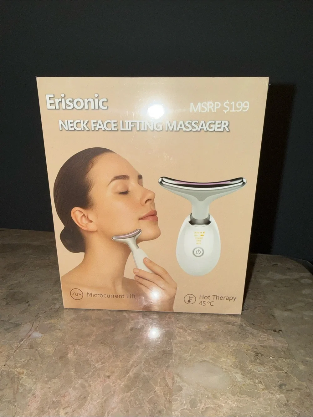 Erisonic Neck Face Lifting Massager white